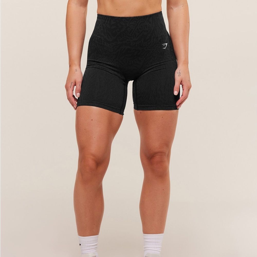 Gymshark Adapt Animal Seamless Cycling Bike Shorts Size L 9” Inseam